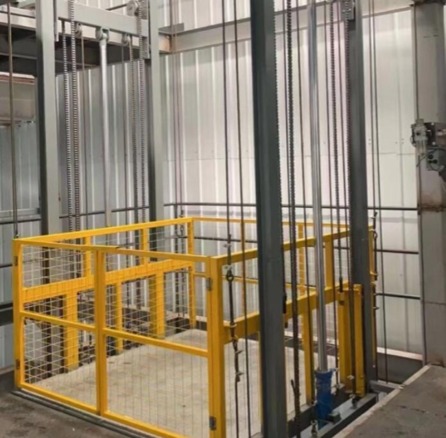 工业园区导轨式升降机一般加工周期